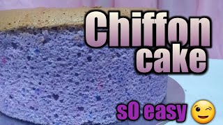 Ube chiffon cake [upl. by Sib]