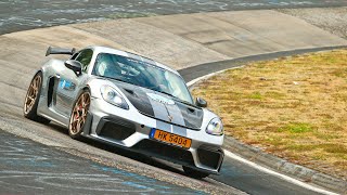 Porsche 718 Cayman GT4 RS Weissach  NURBURGRING REVIEW [upl. by Dominga]