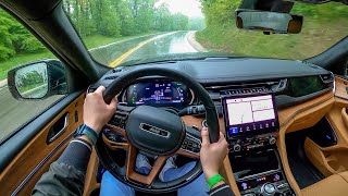 2022 Jeep Grand Cherokee Summit Reserve 4xe  POV First Drive Binaural Audio [upl. by Lifton]