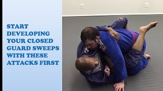 The Four Essential Closed Guard Sweeps [upl. by Idnerb391]