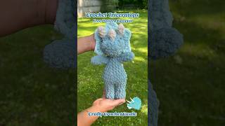 Crochet Triceratops Free Tutorial craftycrochetcastle crochettriceratops crochetfreepattern [upl. by Apul382]