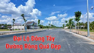 Đại Lộ Đông Tây rộng đẹp dần hoàn thiện từ lộ Thầy Cai đến chợ lạc Hồng mới [upl. by Ennagrom]