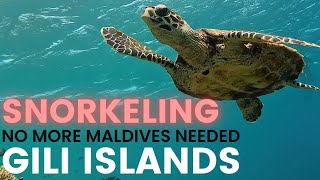 4K Gili Islands  snorkeling  NO MORE MALDIVES NEEDED [upl. by Schulz]