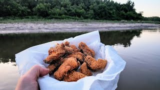 Fishing for HUGE FISH on Sandbar DROPOFF Catch and Cook [upl. by Tolkan]