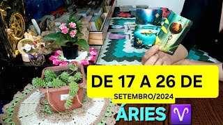 ÁRIES ♈️ DE 17 A 26 DE SETEMBRO DE 2024 2 acontecimentos para o período tarot [upl. by Idieh]