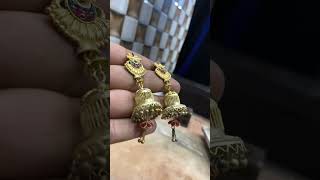 jhumka gold goldartist goldwork jewellery ytshortsvideo [upl. by Nura]