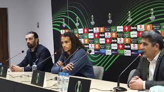 Qarabag  OM 03  Guendouzi sexplique sur la décision de larbitre de faire annuler le but [upl. by Dorene265]