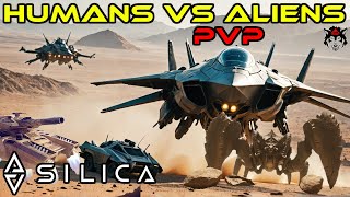 SILICA RTSFPS  Tanks amp Jets Vs Alien Faction 30 Player PVP [upl. by Essirehs]