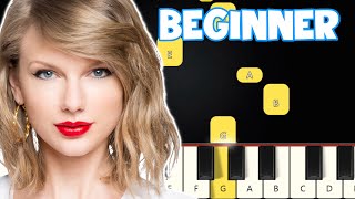 Enchanted  Taylor Swift  Beginner Piano Tutorial  Easy Piano [upl. by Adnal]