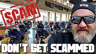 HARLEY DAVIDSON DEALERSHIPS SCAMS amp TRICKS [upl. by Mag549]