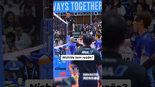 Nishida Injury volleyballworld nishida voleibol [upl. by Llemaj]