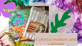 Colorya Skin Tone Alcohol Markers and 2024 Calendar [upl. by Roer]