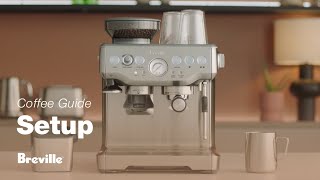 The Barista Express®  Set up your machine to make baristaquality coffee at home  Breville USA [upl. by Zacharias445]