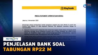 Penjelasan Pihak Bank soal Tabungan Rp22 M Milik Atlet eSport Raib [upl. by Nahtanhoj]