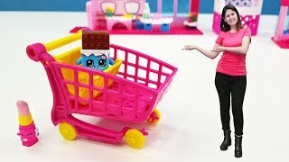 Ayşe Shopkins Mini Marketi kuruyor Kız oyunu [upl. by Hnad]