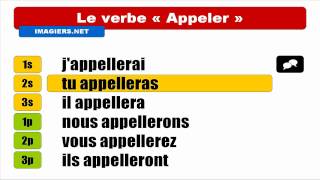 HD Conjugaison  Appeler  Indicatif Futur Simple [upl. by Van]