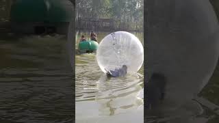 Swimming under the bolll funny viralvideo trending comedy video [upl. by Llenrag]