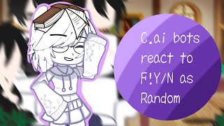 Cai Bots React To FYN  Short  First Try  Read description for info [upl. by Ahen974]