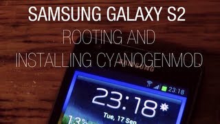 Tutorial Rooting and Installing CyanogenMod with Odin on the Samsung Galaxy S2 i9100 [upl. by Lynch]