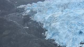 Icebergs Falling Off Glacier  quotCalvingquot  Whale Watching Boat Tour  Seward AK [upl. by Milman]