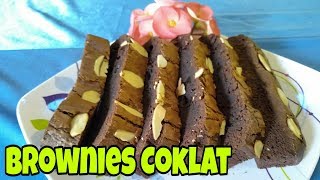 RESEP BROWNIES COKLAT PANGGANG AMANDA  CARA MEMBUAT KUE BROWNIES YANG SIMPLE DAN ENAK [upl. by Etteve904]