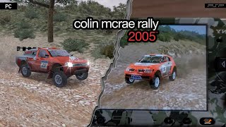 Colin McRae Rally 2005 and Colin McRae Rally 2005 plus gameplay comparison [upl. by Amees745]