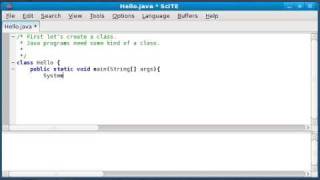 Java Development on Linux easy beginner tutorial [upl. by Dyrrej]