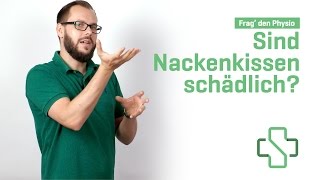 Sind Nackenkissen schädlich – Frag den Physiotherapeuten [upl. by Plossl]