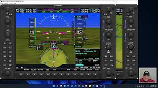 Garmin G1000 VNAV  How to use G1000 VNAV descent planning with the GFC 700 Autopilot [upl. by Voleta83]