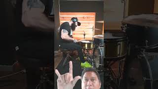 OMG Double Pedal Rocker 🤟 drums drummer drumcover youtubeshorts shorts shortvideo [upl. by Haslam]