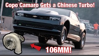 Copo Camaro Gets a Chinese 106MM Turbo But First What Kind of Power Does It Make [upl. by Elset898]