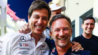 Christian Horner and Toto Wolff set differences aside as duo unite over key F1 issue [upl. by Crista]