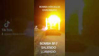 BOMBA HÉROES DE CHACABUCO BOMBA BF7 SALIENDO A LLAMADO [upl. by Siroval]