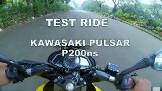 9 Test Ride KAWASAKI PULSAR 200NS  topspeed  motovlog indonesia [upl. by Leikeze]