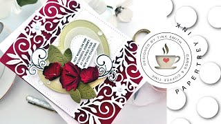 Papertrey Ink  Extravagant Floral Frames  Cardmaking with Flowers amp Hearts [upl. by Neddie406]