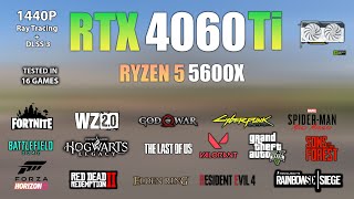 RTX 4060 Ti  Test in 16 Games at 1440p with Ray Tracing amp DLSS 3 [upl. by Wichern458]