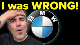 BMW  WAS I WRONG [upl. by Eleirbag]