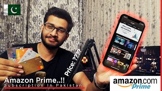 Amazon Prime Video 4K 30 Days Subscription In Pakistan  Payment Method With Credit amp Debit Card [upl. by Mloclam]