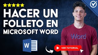 Cómo HACER UN FOLLETO en Microsoft Word Fácil  🗞️​ Paso a paso 🗞️​ [upl. by Anitram]