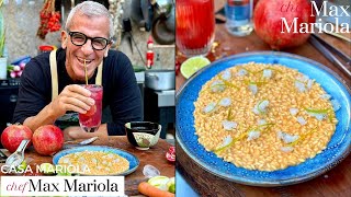 RISOTTO AGLI SCAMPI con Limone Candito 🍤🍋 Ricetta Chef Max Mariola [upl. by Ahsiened]