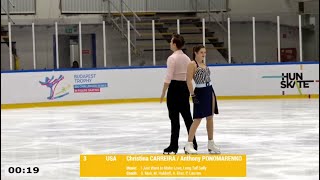 Christina Carreira amp Anthony Ponomarenko  Budapest Trophy 2024 RDă€Long Tall Sallyă€‘ [upl. by Breger850]