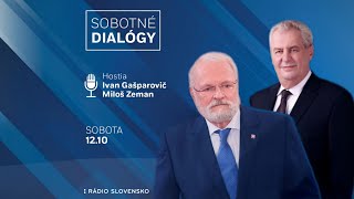 Sobotné dialógy Ivan Gašparovič a Miloš Zeman  16112024 [upl. by Also118]