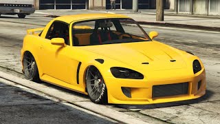 GTA V  Dinka RT3000 Honda S2000 Customization [upl. by Ecinnaj301]