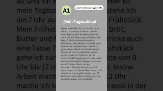 Learn German A1 Fast languagelearning learngermanfast viralshorts [upl. by Rehpinej212]