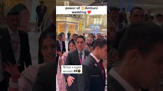 ❤️Anant ambani security 💥 power full 😱😍💯 youtube ambani reels [upl. by Youngman]