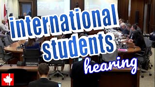 Recent Reforms to the International Student Program hearing 7 Nov 2024 [upl. by Charlie]