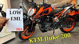 2024 New KTM Duke 200 Model Bike Price Detail  Down Payment 💰 Loan Details🔥 EMI Calculator [upl. by Assirod]