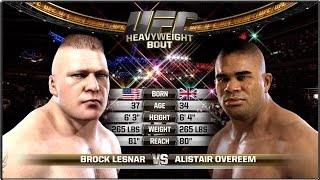 Alistair Overeem vs Brock Lesnar  Full Fight  EA Sports UFC [upl. by Lothario880]