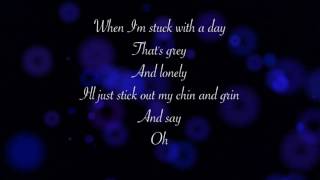 Tomorrow Karaoke Instrumental Version From the 2014 quotAnniequot with Lyrics [upl. by Ardnaz]