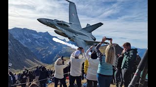 AXALP 2023 The Greatest AvGeek Show on Earth Spectacular Swiss AirForce Live Firing [upl. by Iv995]